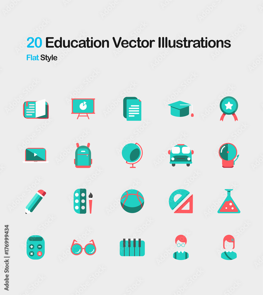 Education Flat Illustration