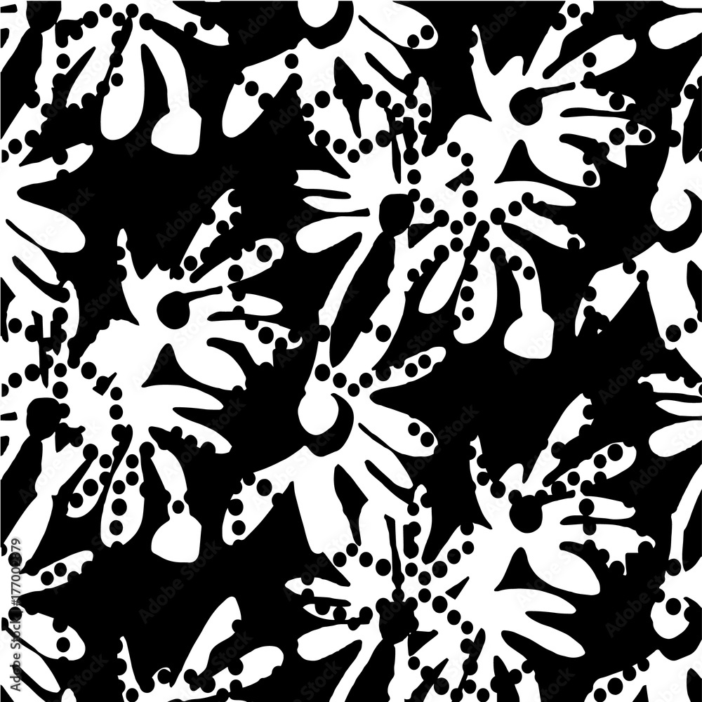 floral seamless abstract pattern