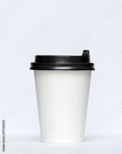 Paper cup for hot coffee or tea