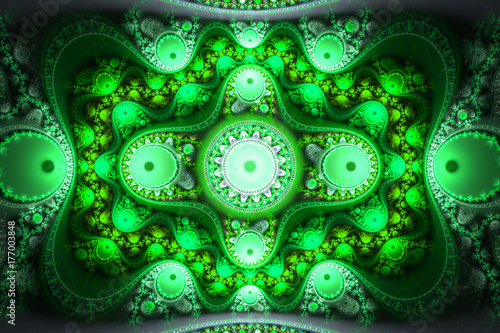 Colorful geometric pattern fractal texture magic explosion universe