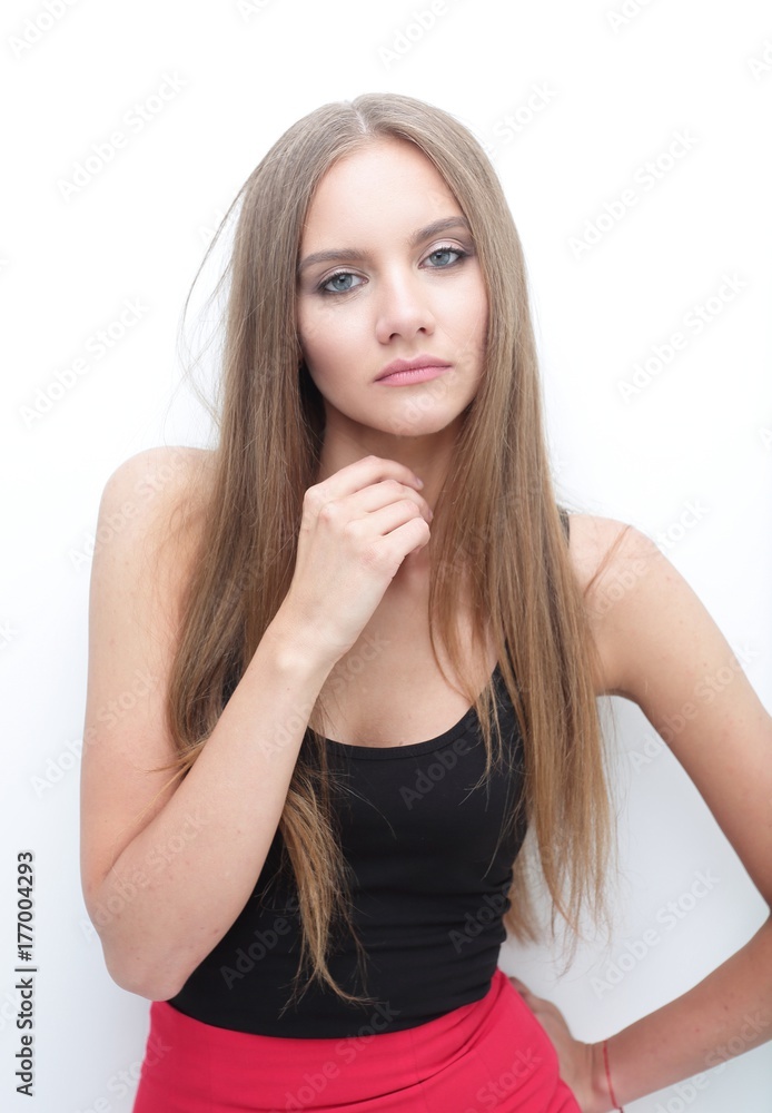 portrait of elegant girl model portrait of elegant girl model