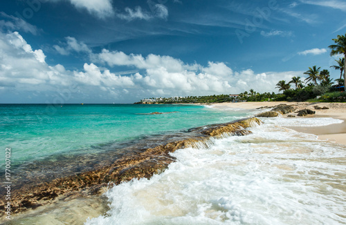 Anguilla beach, caribbean sea