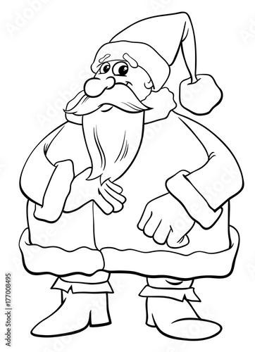 Santa Claus Christmas coloring book