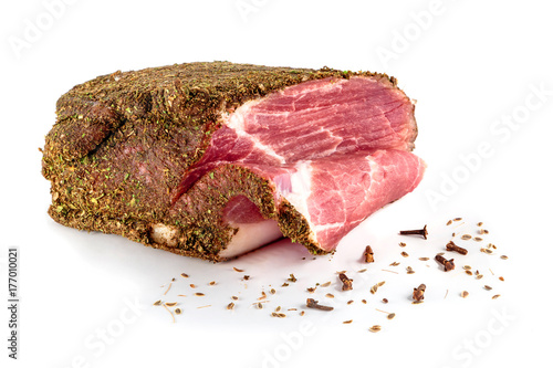 meat with spices