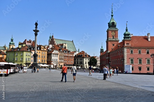ポーランド ワルシャワ 旧市街 旧市街広場 バルバカン 世界遺産 Poland Warsaw old town market square barbican World Heritage Stare Miasto Historic Centre of 