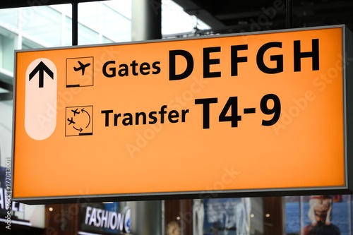 Photography Airport signs