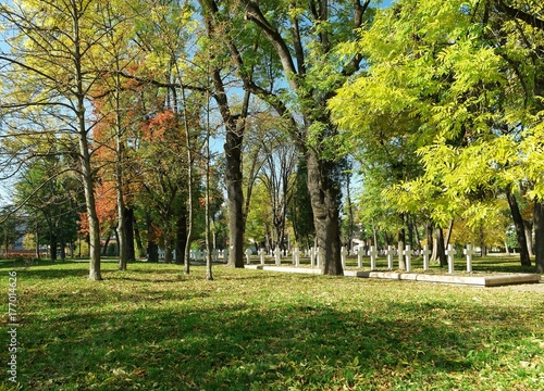 Memorial Square in Ivano-Frankivsk, Ukraine