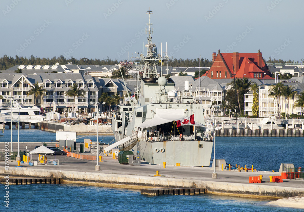 Military Ship in Key West