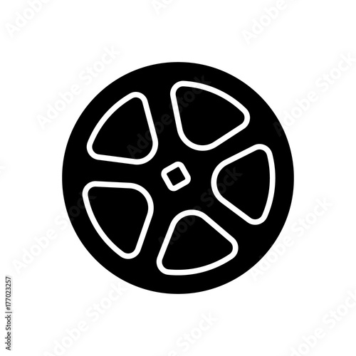 shutter pipe icon, illustration, vector sign on isolated background