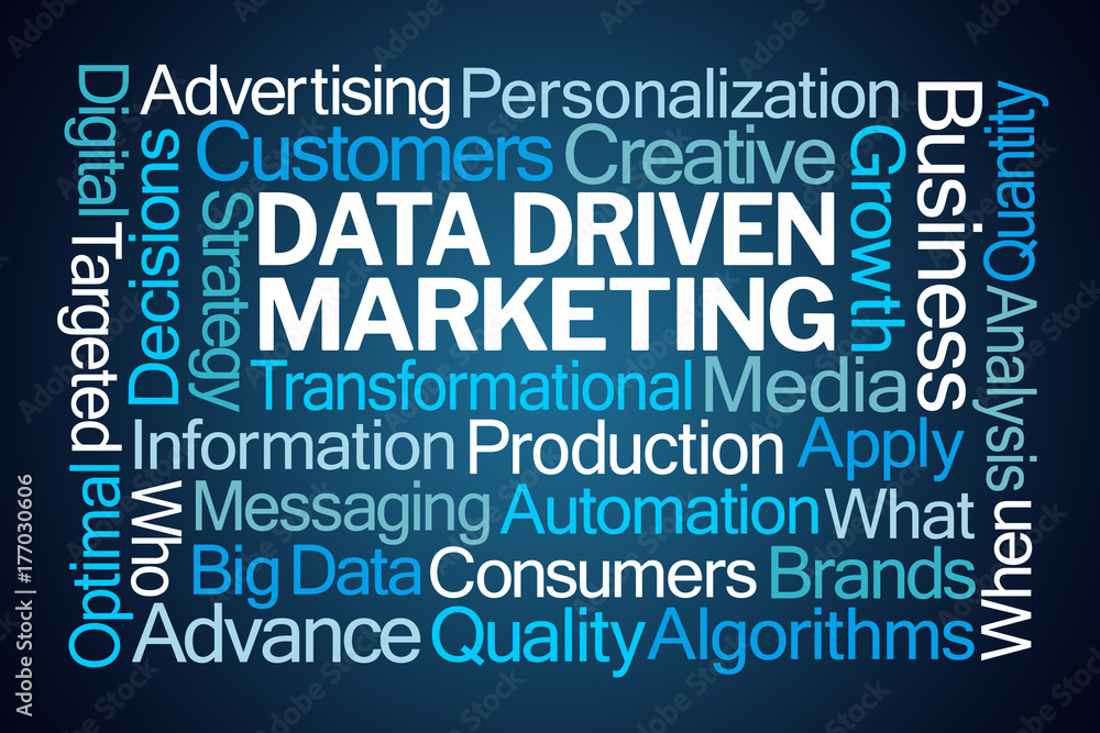 Data Driven Marketing Word Cloud Data Driven Marketing Word Cloud