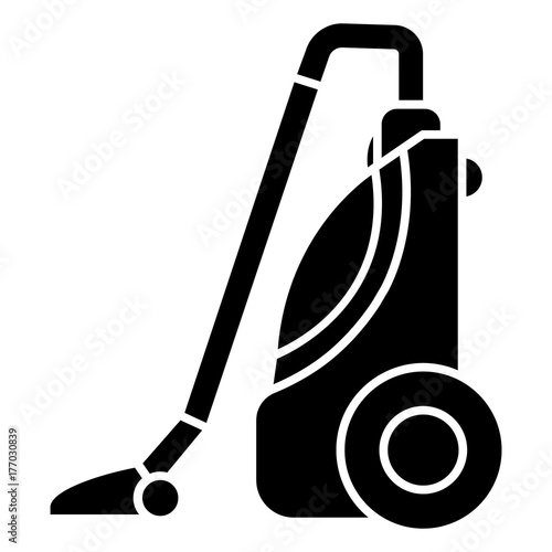 vacuum cleaner icon, illustration, vector sign on isolated background