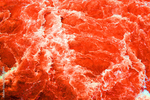 water surface , Concept sea of blood