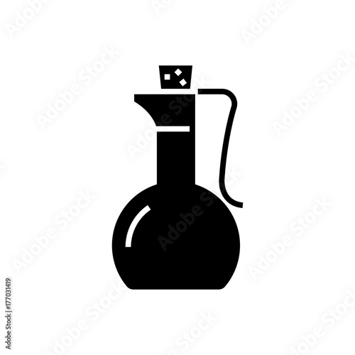 vinegard - sauce icon, illustration, vector sign on isolated background