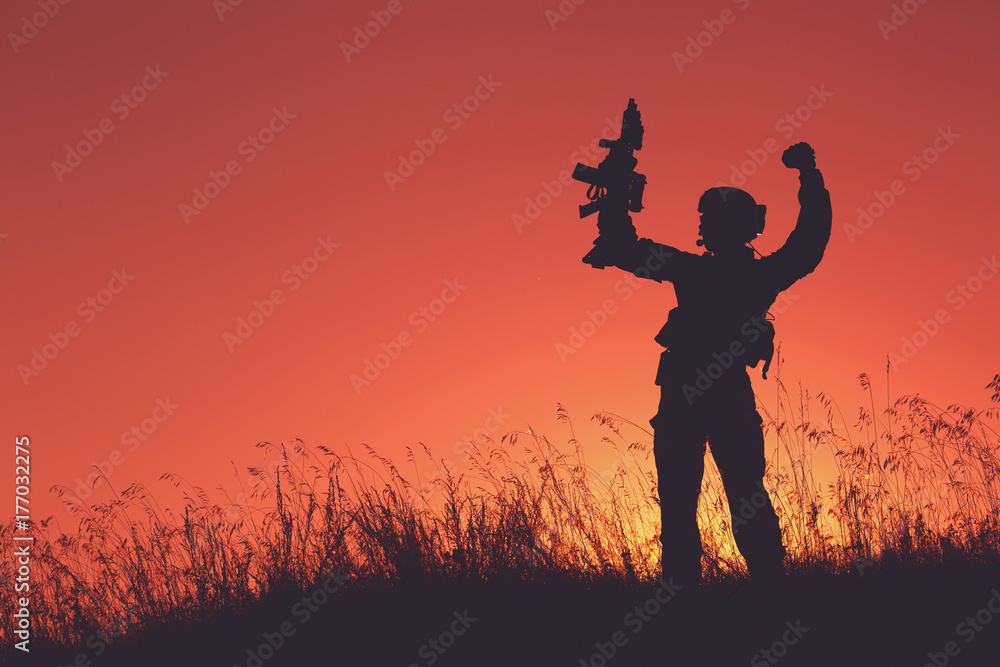 military soldier with weapons military soldier with weapons