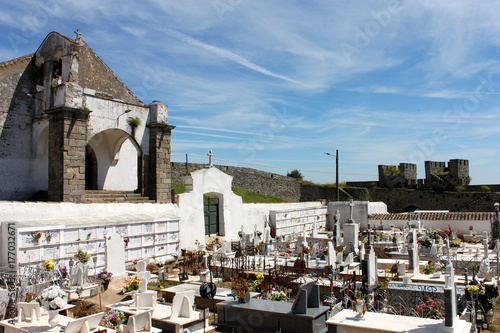 The church cemetery of Evora Monte, a Portuguese town in the Alentejo region © J. Ossorio Castillo
