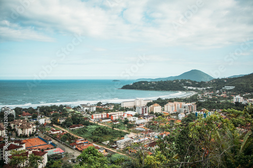 Evening in Observatory at Toninhas Beach, Ubatuba - Brazil