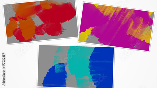 Rough Brush Strokes Transitions Pack 3