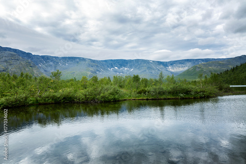 Lake in the mountains, beautiful scenery © Анна Демидова