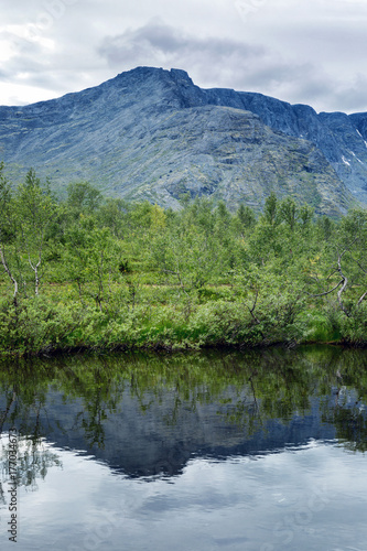 Lake in the mountains, beautiful scenery