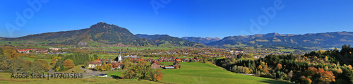 Grünten - Oberallgäu - Sonthofen - Blaichach - Panorama - Herbst - Burgberg © Dozey