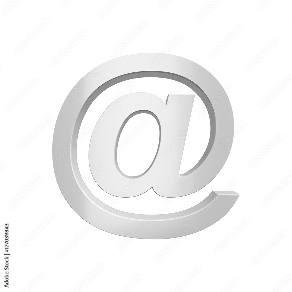 Mail Communication Connection message to mailing contacts. 3d render e-mail symbol Mail Communication Connection message to mailing contacts. 3d render e-mail symbol