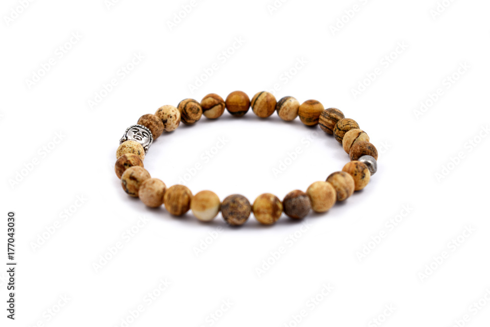 Bracelet beads stock images. Bracelet with buddha head. Jewel on a white background. Buddha Bracelet Bracelet beads stock images. Bracelet with buddha head. Jewel on a white background. Buddha Bracelet