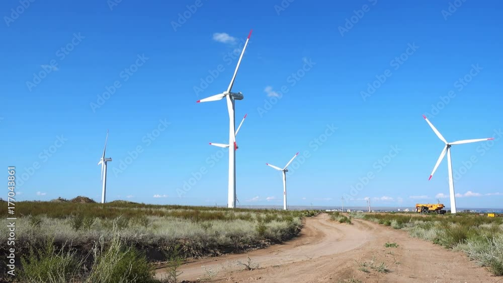 Wind turbines producing alternative energy
Wind turbines producing alternative energy