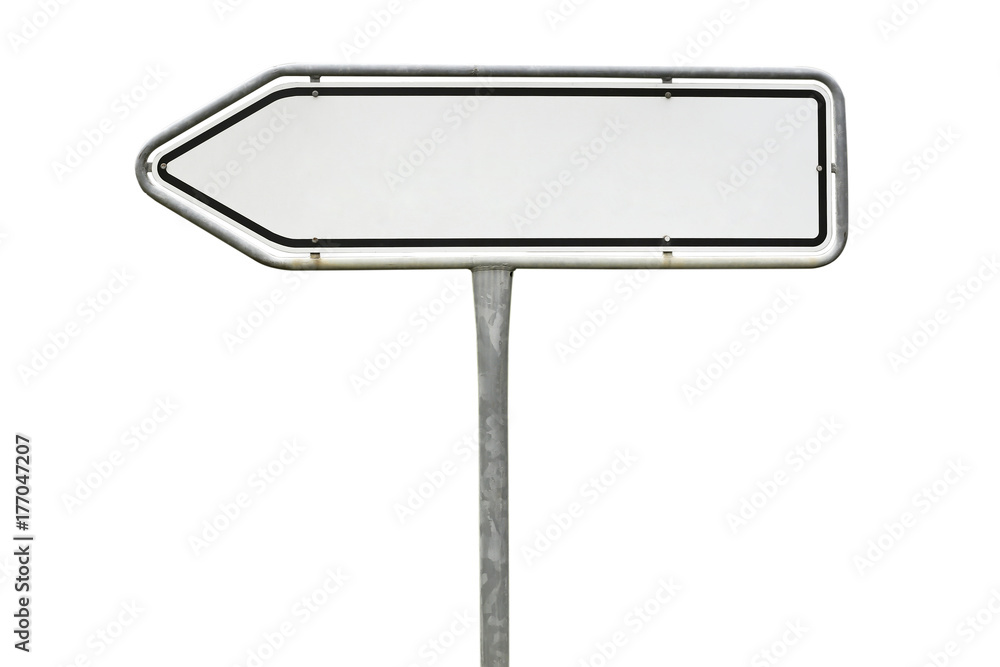 Unbeschriftetes Schild Unbeschriftetes Schild