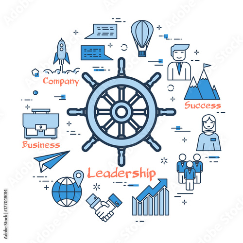 Round linear concept of leadership