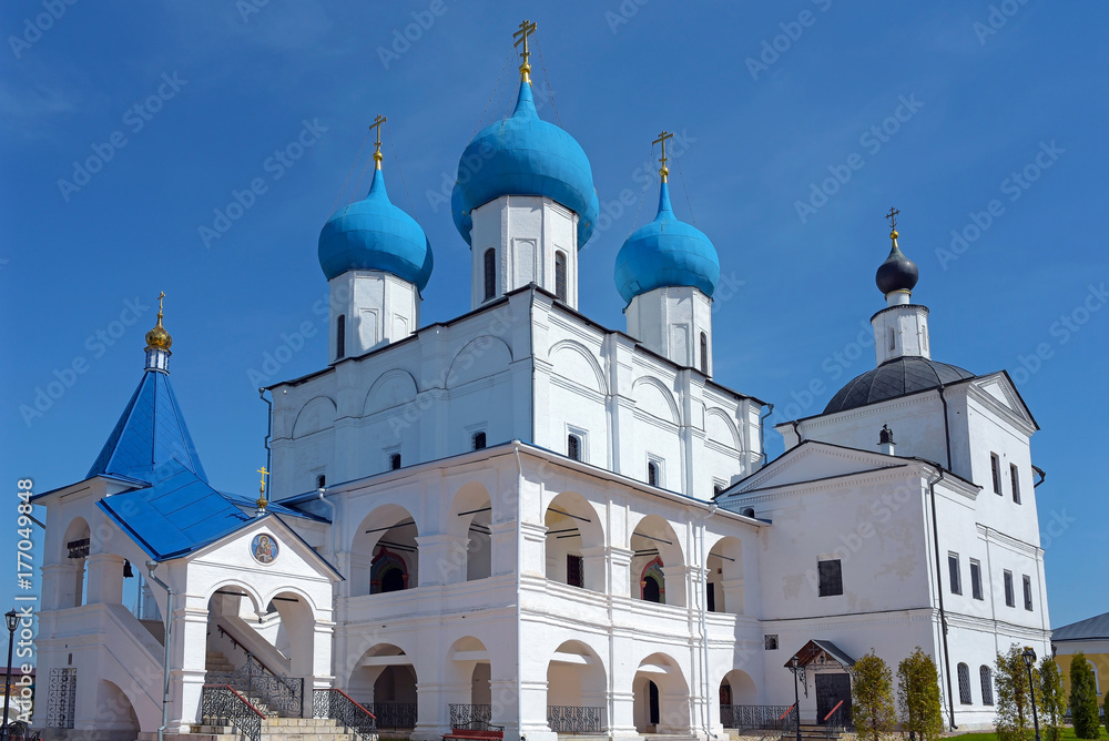 Vysotsky monastery in Serpukhov, Russia. Orthodox monastery