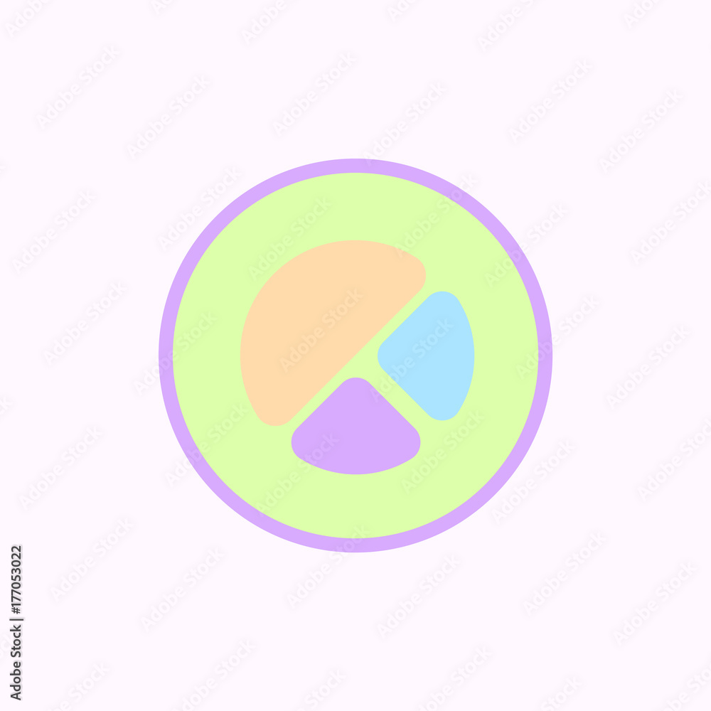 sushi roll piece, japanese food. Sushi roll with rice, vector icon sushi roll piece, japanese food. Sushi roll with rice, vector icon