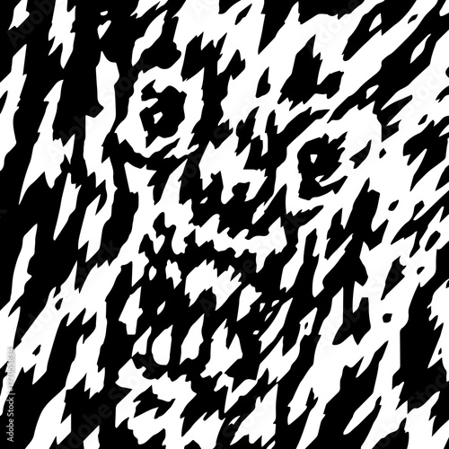 The frightening face of the demon's ghost. Vector illustration.