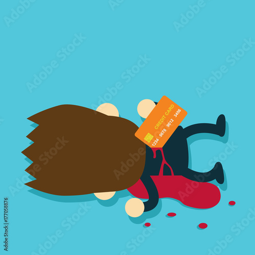 Credit card kill businessman.