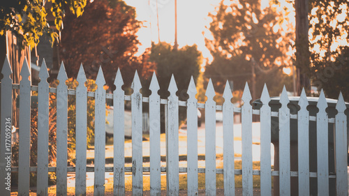 Foto Picket Fense Sunset