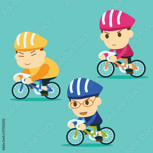 friendship cyclists. bicycle teams & riders