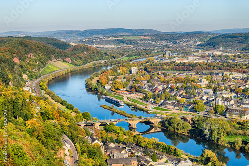 Autumn in Trier, the oldest city in Germany photo