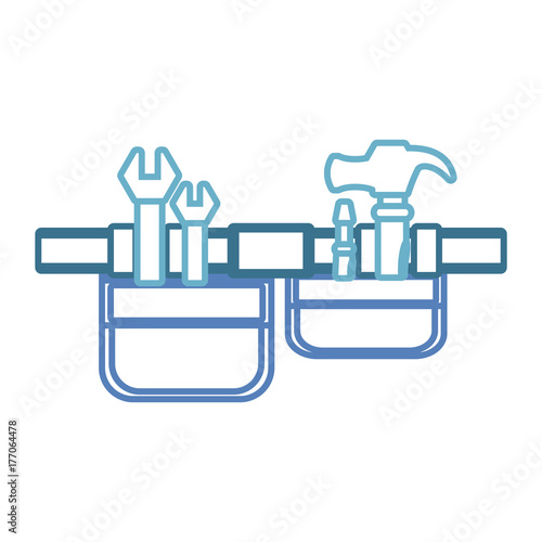 tool belt  vector illustration