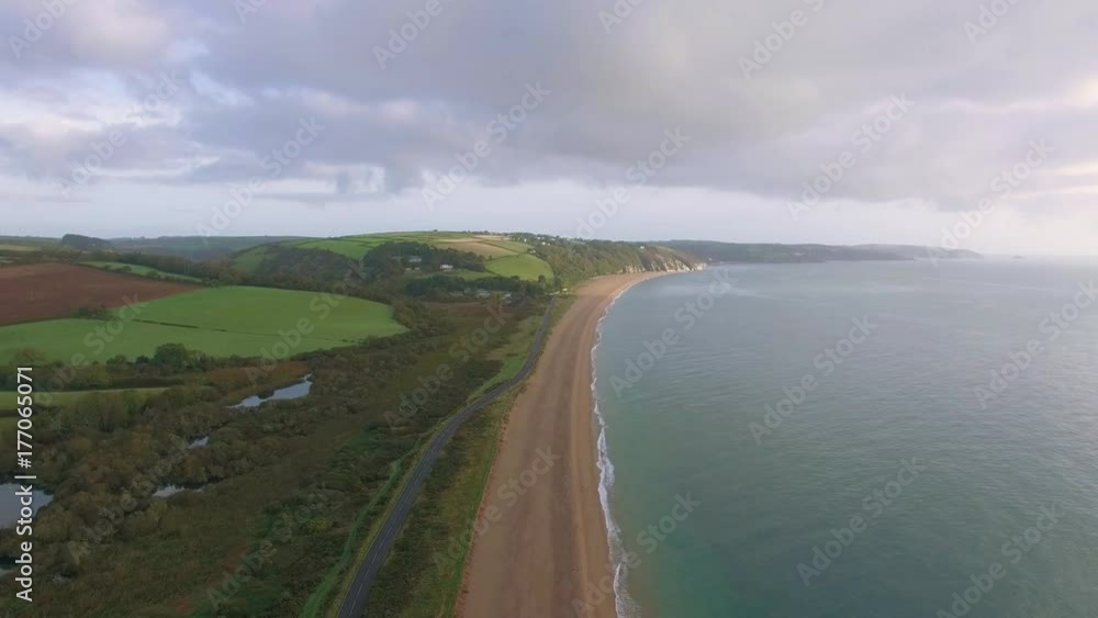 Ocean & Beach Countryside Scenic, Aerial Drone Shot, Beautiful Landscape Ocean & Beach Countryside Scenic, Aerial Drone Shot, Beautiful Landscape