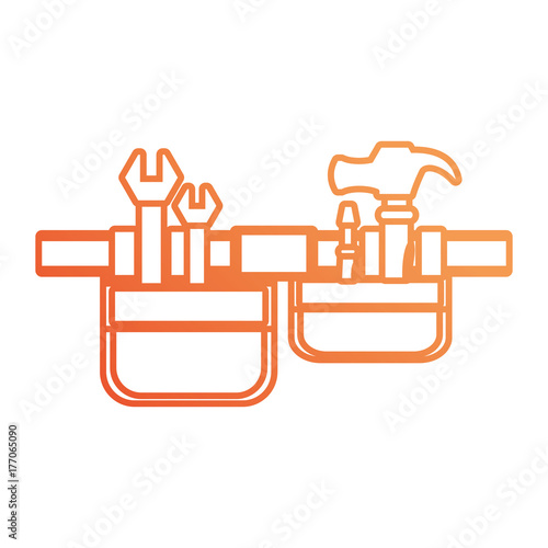 tool belt  vector illustration