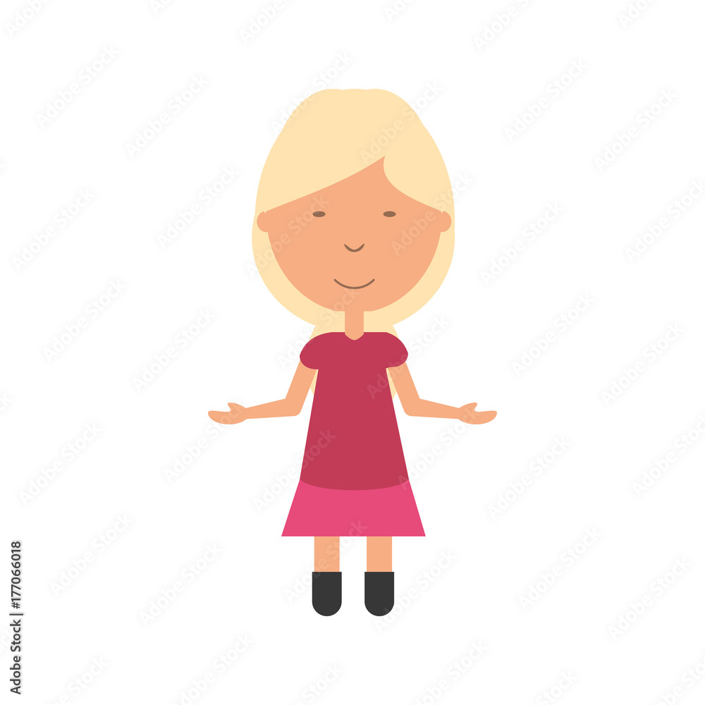 cartoon girl icon cartoon girl icon