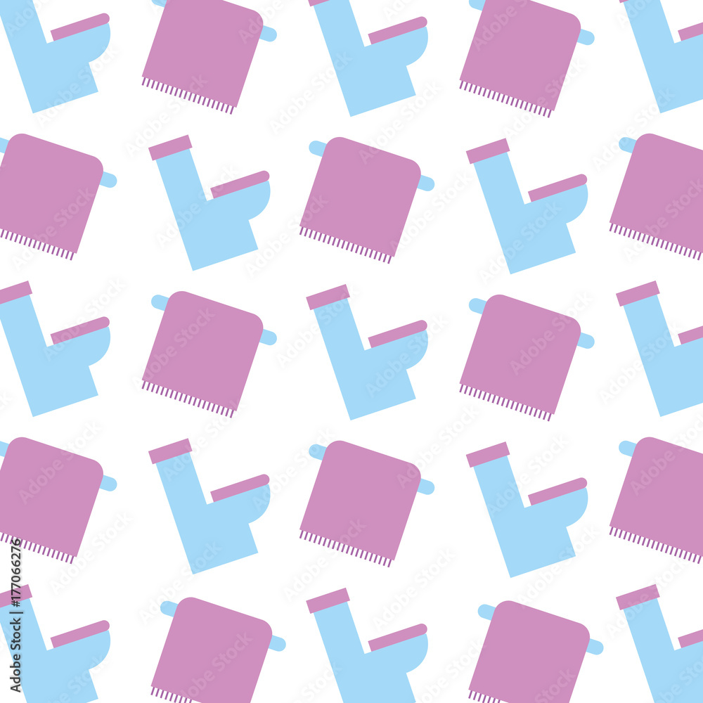 bathroom toilet and towel on rack seamless pattern design bathroom toilet and towel on rack seamless pattern design