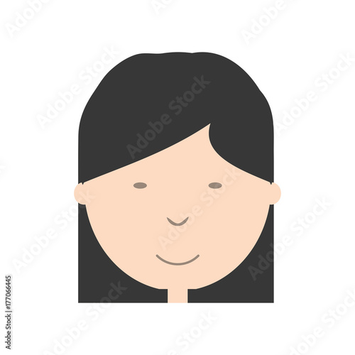 cartoon girl icon