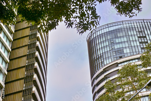 Tall Apartment Buildings at Olympic Park, Sydney, Australia photo