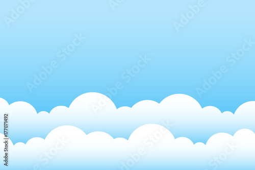 Happy Spring Season Background with clearly blue sky