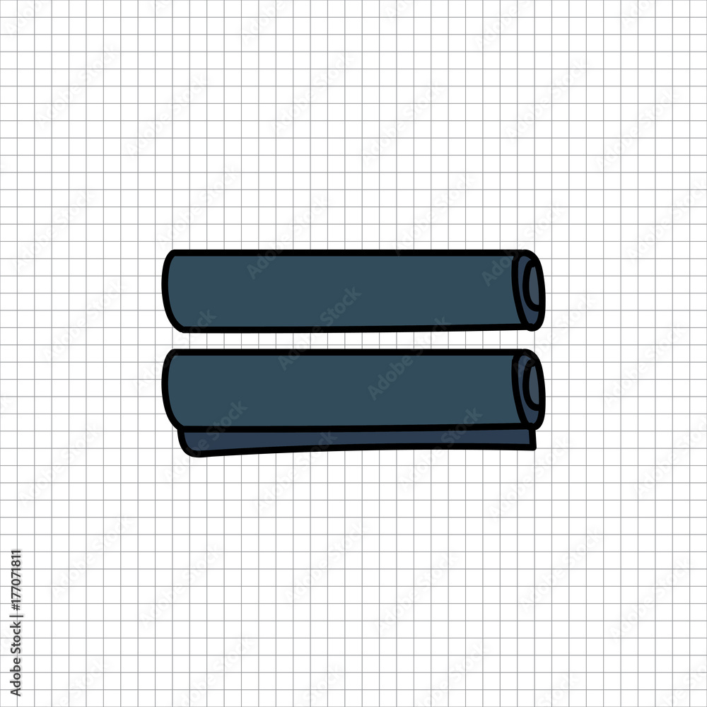 Vector of stationery doodle style Vector of stationery doodle style