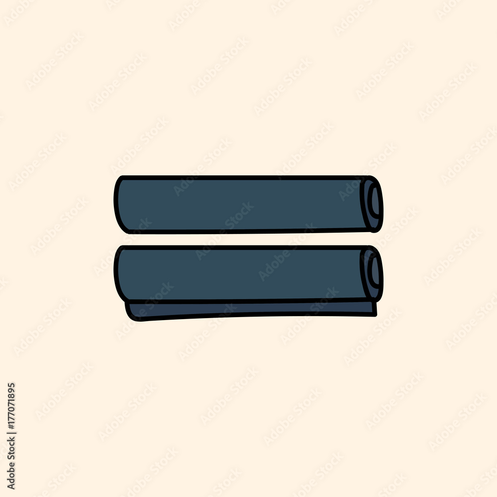 Vector of stationery doodle style Vector of stationery doodle style