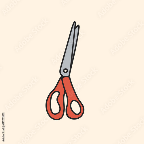 Vector of stationery doodle style