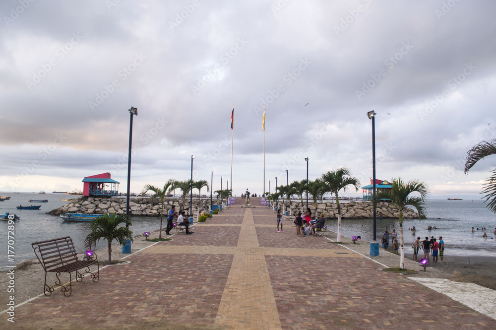 Malecón de La Libertad.