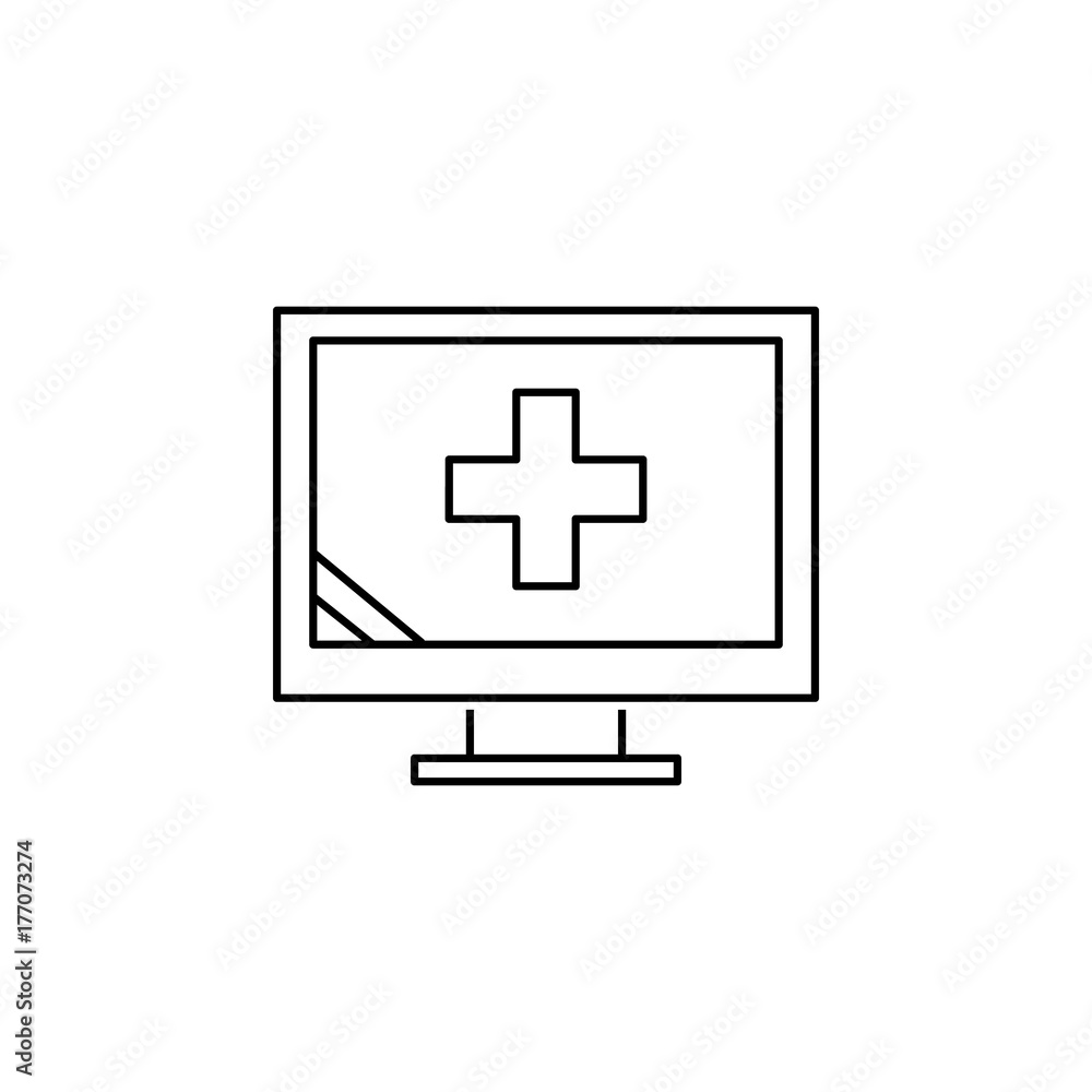 Fototapeta premium Medical Monitor icon