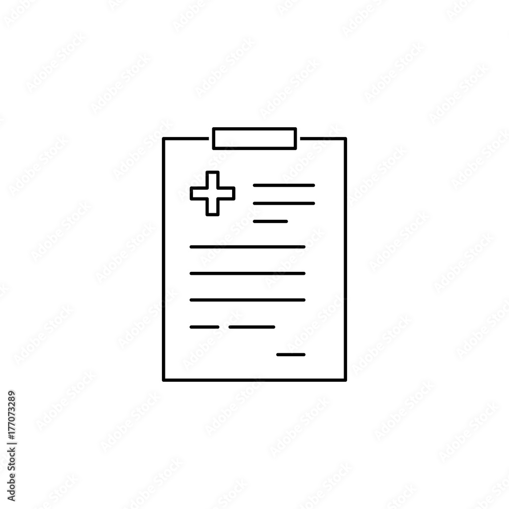 Medical forms, medical certificate icon Medical forms, medical certificate icon